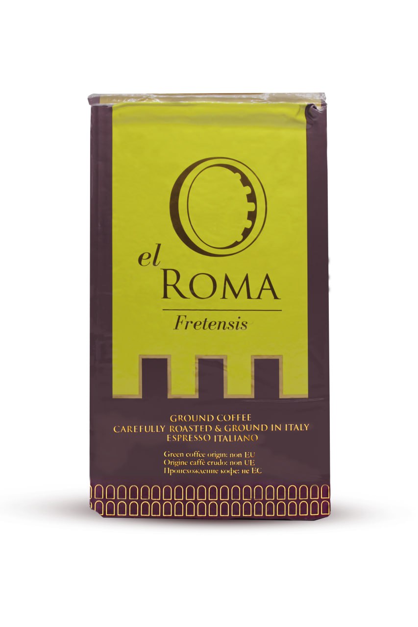 Кофе молотый Caffe El Roma Fretensis, 250 гр, вакуумная пачка